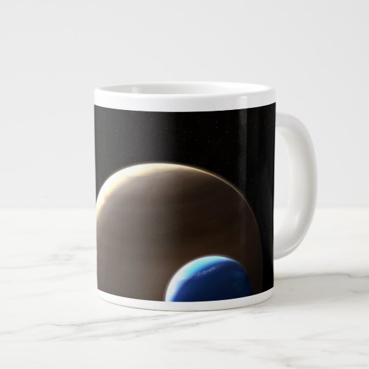 Der Gasriesen Kepler-1625b Jumbo-Tasse (Vorderseite Rechts)