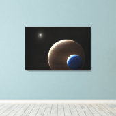 Der Gasriesen Kepler-1625b Leinwanddruck (Insitu (Holzboden))