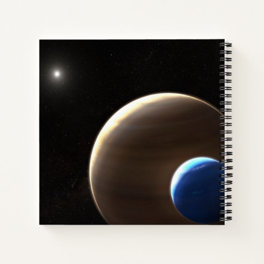 Der Gasriesen Kepler-1625b Notizblock (Rückseite)