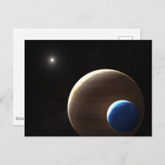 Der Gasriesen Kepler-1625b Postkarte (Vorne/Hinten)