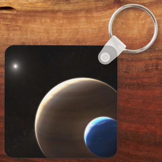 Der Gasriesen Kepler-1625b Schlüsselanhänger (Rückseite)