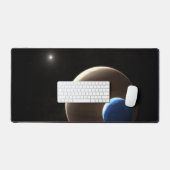 Der Gasriesen Kepler-1625b Schreibtischunterlage (Tastatur & Maus)