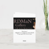 Der Gast - Anmerkungs-Karte Karte (Rückseite)