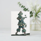 Der Gastwirt, allegorische Kostümgestaltung Postkarte (Stehend Vorderseite)
