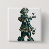 Der Gastwirt, allegorischer Kostümentwurf Button (Vorderseite)