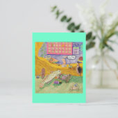 Der Gastwirt Postkarte (Stehend Vorderseite)
