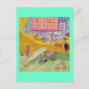 Der Gastwirt Postkarte
