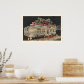 Der Gator Diner Druck Poster (Küche)
