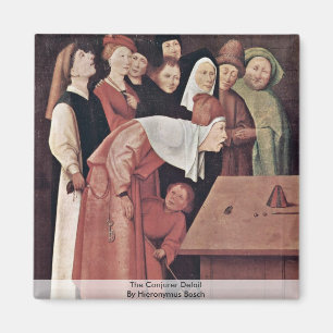 Der Gaukler Detail. Von Hieronymus Bosch Magnet