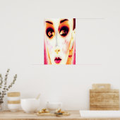 Der Gawker auf der Leinwand Poster (Küche)