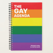 Der Gay-Agenda-Farb-Planer Planer (Vorderseite)
