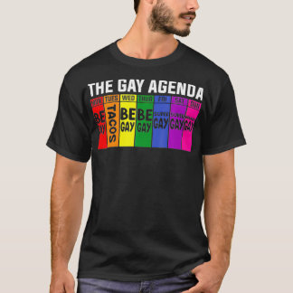 Der Gay-Agenda-LGBT-Stolz T-Shirt