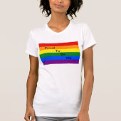 Der Gay Pride der Frau T-Shirt (Vorderseite)