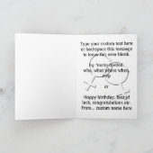 Der Gay Pride der Frauen kardiert personalisierte Einladung (Innenseite)