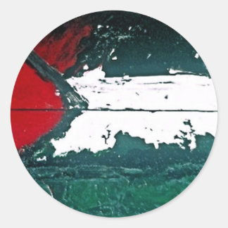 DER GAZA-STREIT RUNDER AUFKLEBER