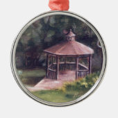 Der Gazebo Silbernes Ornament (Vorne)