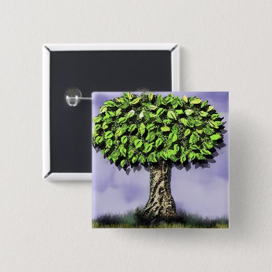 der gebende Baum Button (Vorne & Hinten)