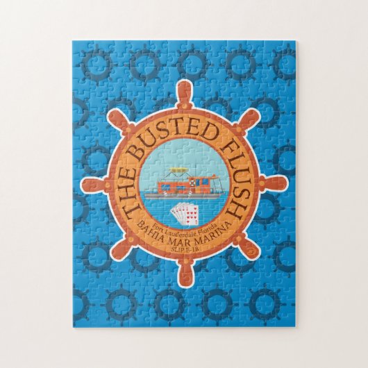 Der gebeutelte Flush (sekundär) - Puzzle (Vertikal)