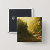 Der Gebirgsstrom, c.1820-30 (Öl auf Leinwand) Button (Vorne & Hinten)