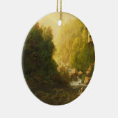 Der Gebirgsstrom, c.1820-30 (Öl auf Leinwand) Keramik Ornament (Rechts)