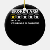 Der gebrochene Arm würde nicht empfehlen, sich bal Keramik Ornament (Hinten)