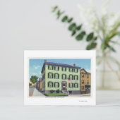 Der Geburtsort des Dichters Longfellow Postkarte (Stehend Vorderseite)
