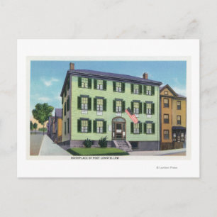 Der Geburtsort des Dichters Longfellow Postkarte