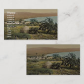 Der Geburtsort von Maria Magdalena, Magdala, Visitenkarte (Vorne/Hinten)