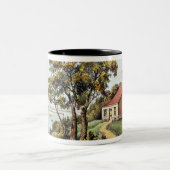 Der Geburtsort von Washington am Zweifarbige Tasse (Mittel)