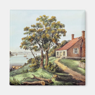 Der Geburtsort von Washington an der Bridges Creek Magnet