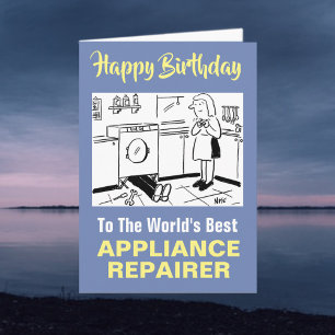 Der Geburtstag der besten Appliance-Reparatur-Happ Karte
