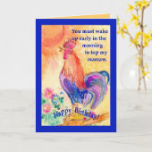 der Geburtstag der mamaws Karte (Gelbe Blume)