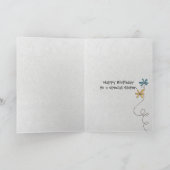 Der Geburtstag der Schwester mit Karte (Innenseite)