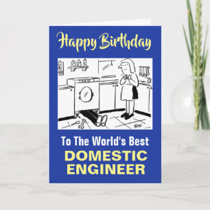 Der Geburtstag des besten Ingenieurs der Welt Karte
