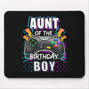 Der Geburtstag des Jungen Matching Video Game Birt Mousepad