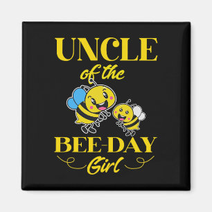 Der Geburtstag des Mädchentags vom Bienentag Magnet