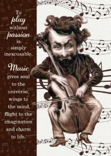 Zitate Uber Musik Karten Zazzle De