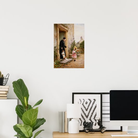 Der Geburtstag des Priesters Poster (Heimbüro)