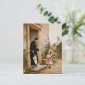 Der Geburtstag des Priesters Postkarte (Stehend Vorderseite)