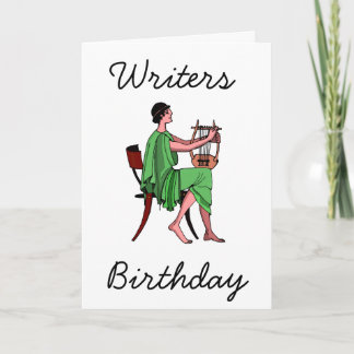 Der Geburtstag des Verfassers Karte