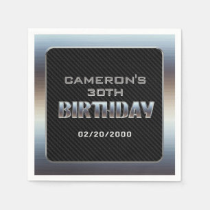 Der Geburtstag eines männlichen Jungen Serviette