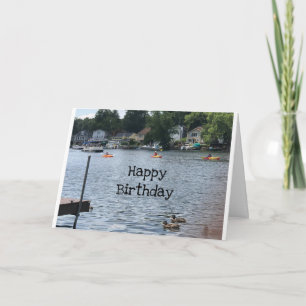 DER GEBURTSTAG IST SO GROSS WIE EIN TAG AM SEE KARTE