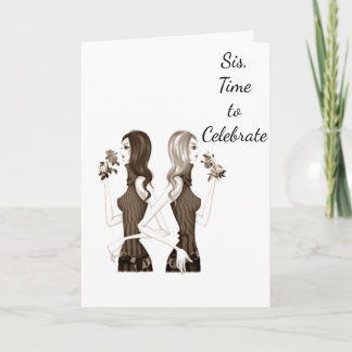 DER GEBURTSTAG MÖCHTE MEIN ***SISTER*** KARTE
