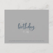 Der Geburtstag: Postkarte (Vorderseite)