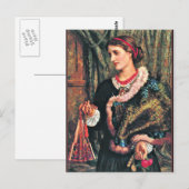 Der Geburtstag, Vintage Kunstmalerei Postkarte (Vorne/Hinten)