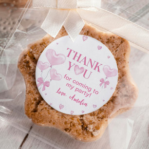 Der Geburtstag von Little Sweetheart Valentine Runder Aufkleber