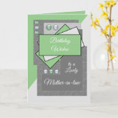 Der Geburtstag wünscht eine schöne Schwiegermutter Karte (Gelbe Blume)