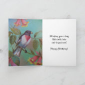 Der Geburtstag wünscht sich einen hübschen, roten Karte (Innenseite)