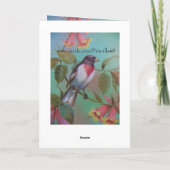 Der Geburtstag wünscht sich, Freund, hübscher Voge Karte (Rückseite)