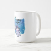 Der Geburtstags-Astronaut Kaffeetasse (VorderseiteRechts)